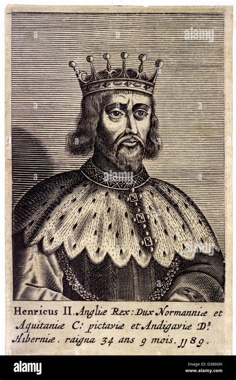 King Henry Ii King Of England 1133 1189 Reigned 1154 1189