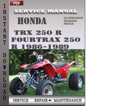 Honda Trx 250 Manual