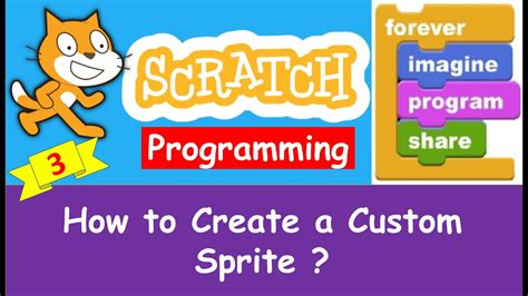 Scratch Tutorial 3 How To Create A Custom Sprite In Scratch 30