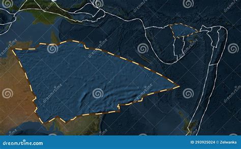 Balmoral Reef Plate Extracted Patterson Cylindrical Satellite Stock