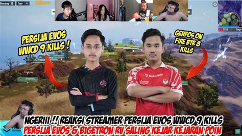 Seruu Reaksi Streamer Persija Evos Wwcd Kills Btr Rv Panen Kills