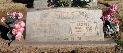 Lester Eugene Mills 1905 1972 Find A Grave Memorial