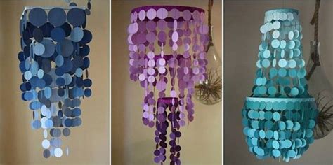 Cool DIY Paint Swatch Chandelier DIYCraftsGuru