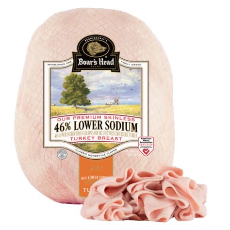 Boars Head Grab And Go 46 Lower Sodium Turkey Breast Fresh Sliced Deli