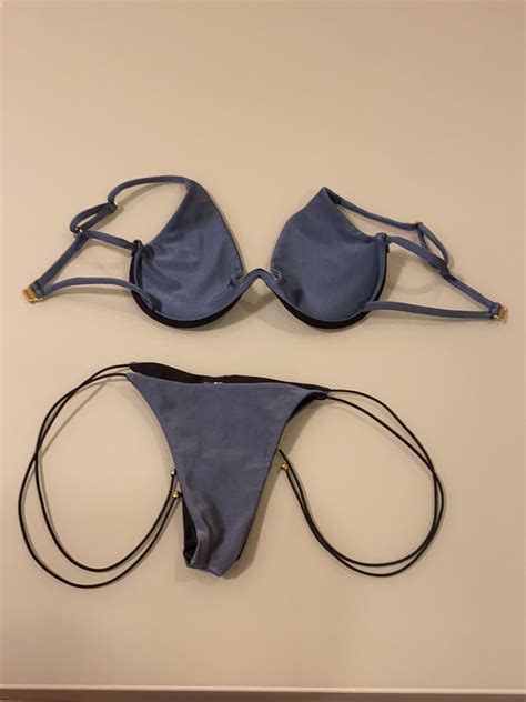 Biquini Azul Naked Swimwear Tam P Moda Praia Feminina Naked Swimwear Usado Enjoei