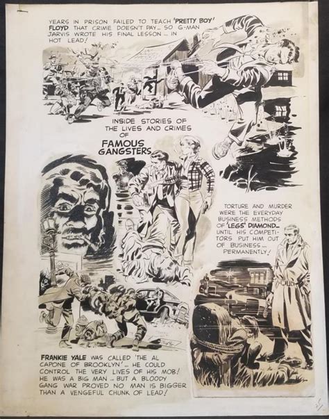 Sold At Auction Wally Wood Wally Wood Murderous Gangsters 1