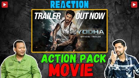 Yodha Official Trailer Sidharth Malhotra Raashii Khanna Sagar