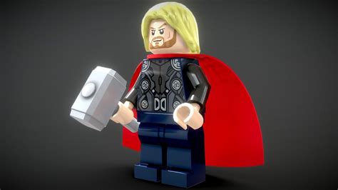 Lego Thor Avengers 2 Buy Royalty Free 3d Model By Vincent Yanez