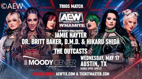 The Outcasts With Saraya Vs Dr Britt Baker D M D Hikaru Shida Full