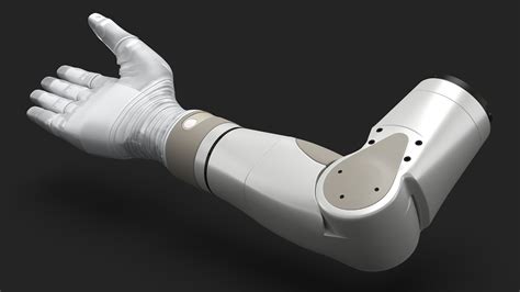 Bionic Arm With Elbow Deka Rigged Model TurboSquid 2065270