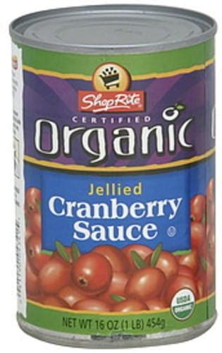 Shoprite Jellied Cranberry Sauce 16 Oz Nutrition Information Innit