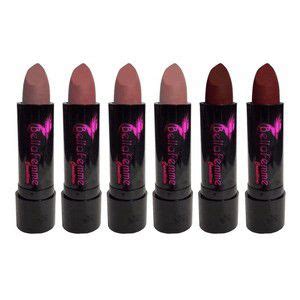 Batom Hidratante Cores Matte Nude Bella Femme Bf C Box C Uni Virtual Make