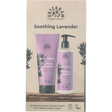 Køb Urtekram Gaveæske Soothing Lavender Body Lotion And Body Wash