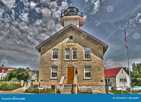 Port Washington, WI stock image. Image of wisconsin, pier - 73153543