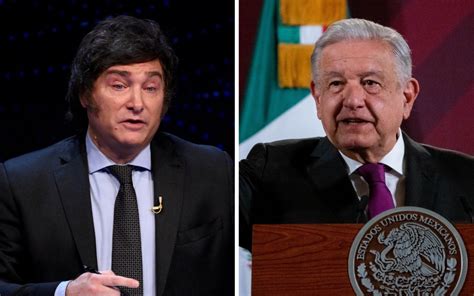 AMLO descarta reunión con Milei en caso de que visite México