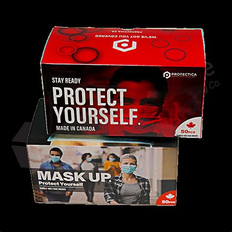 Promotional Face Mask Packaging Customboxline