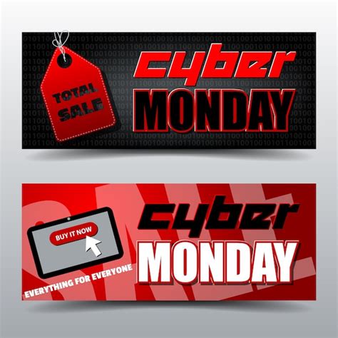 Premium Vector | Cyber monday gift card template