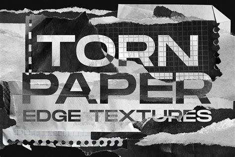 Torn Paper Edge Textures Graphics - YouWorkForThem