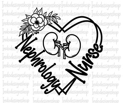 Nephrology Nurse Svg, Nephrology Nurse Svg File for Cricut