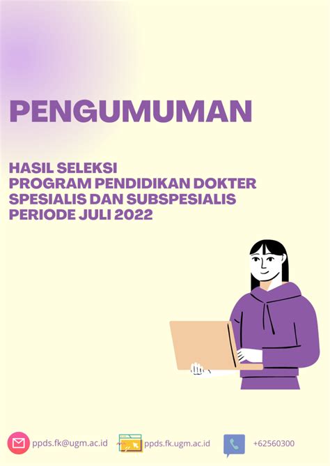 Pengumuman Hasil Seleksi Program Pendidikan Dokter Spesialis Dan