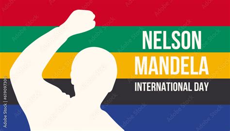 Nelson Mandela International Day Background Banner Poster And Card