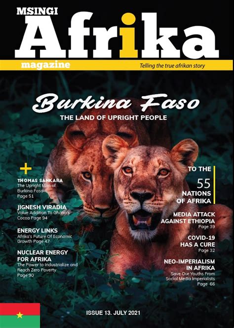 Issue 13 July 2021 Msingi Afrika Magazine