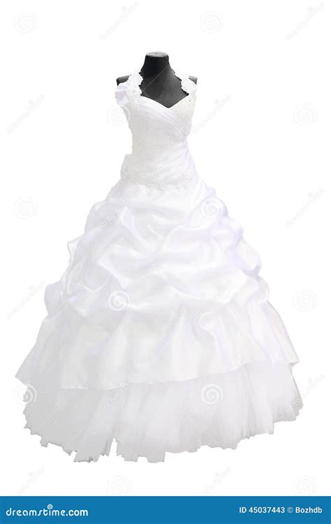 Beautiful Wedding Dress Stock Image Image Of Beautiful 45037443