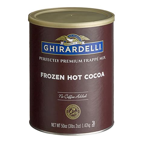 Ghirardelli Lb Frozen Hot Cocoa Frappe Mix Case
