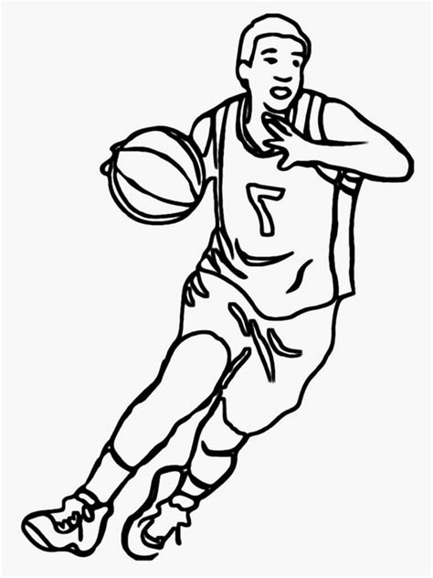 Basketball Team Black And White Clipart