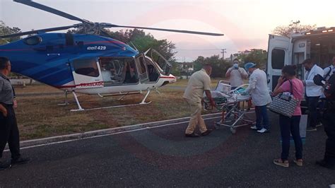 Trasladan vía aérea a bebé en estado delicado de salud Noticias de