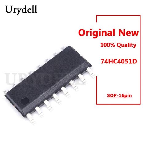 5pcs 74HC4051D 74HC4051 8 Channel Analog Multiplexer Demultiplexer SOP