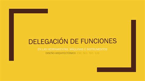 Delegaci N De Funciones Youtube