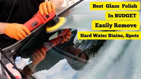 Removing Hard Water Stains From Windshield