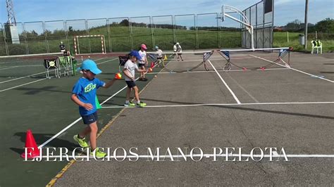 Rd Tenis 2ª Parte Clase Tenis Niños Etapa Formación Pelota Naranja Ejercicios Mano Pelota