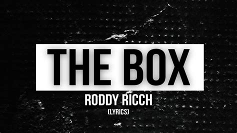 Roddy Ricch The Box Lyrics — Uproxx Music Youtube