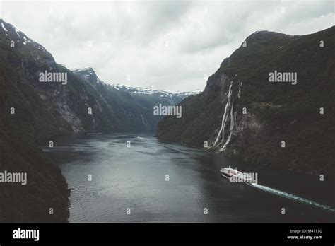 Breathtaking View Of Sunnylvsfjorden Fjord Stock Photo Alamy