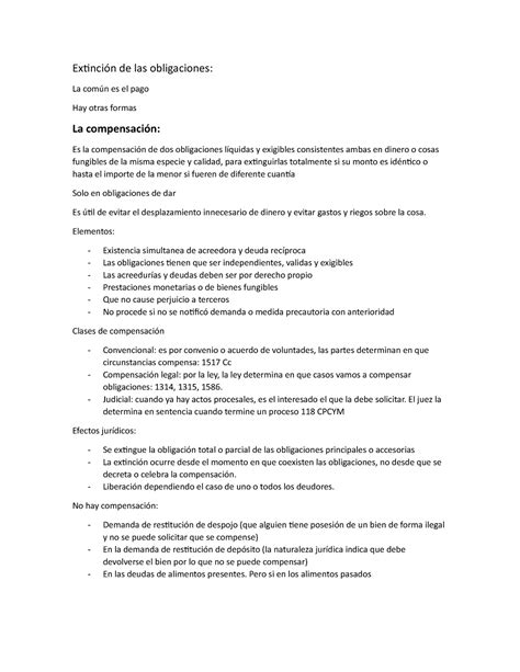 Extincion De Las Obligaciones 4