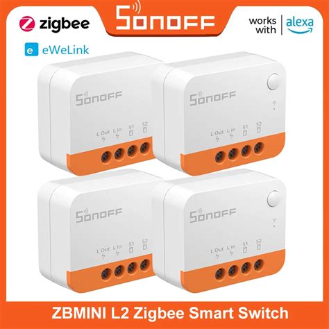 Sonoff Zbmini L Extremo Zigbee Interruptor Inteligente Sem Fio Neutro