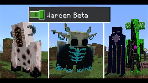 El Warden Y Variantes En Minecraft Pe Activamos Al Warden En Minecraft