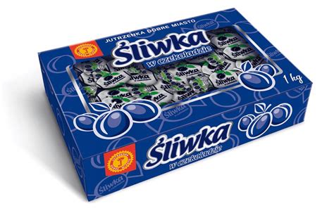 JUTRZENKA CUKIERKI ŚLIWKA W CZEKOLADZIE 1KG 12481369316 Allegro pl