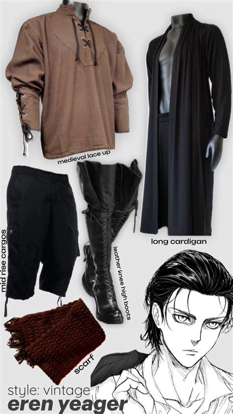 Eren Yeager Requested Mens Outfits Cool Outfits For Men Guys