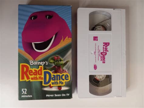 Barney Read With Me Dance With Me Vhs 2003 Never Seen On Tv Rare Oop Ebay