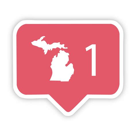 Michigan Social Media Comment Sticker – Big Moods