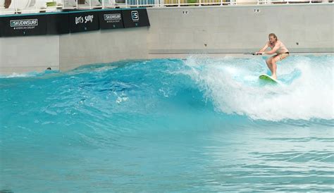 Ben Gravy Winched Into A Wave Pool