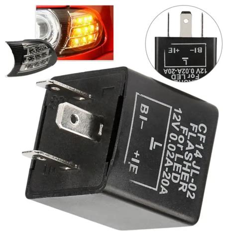 3 Pin Cf14 Jl 02 Electronic Car Flasher Relay Automobile Turn Signal Light Relay To Fix Turn