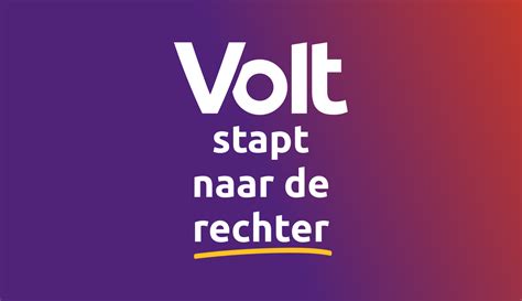 Volt stapt naar de rechter NL Volt België