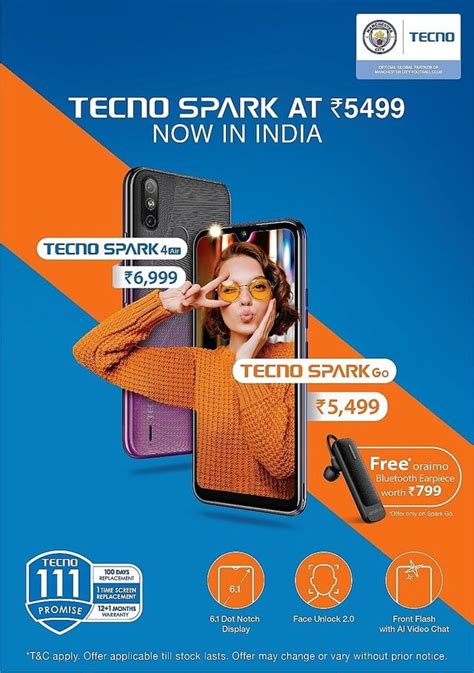 Tecno Spark Go Tecno Spark Air Launched In India