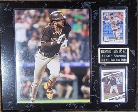 Padres Fernando Tatis Jr Signed JSA Certified Custom Framed Large