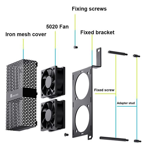 JONSBO NF 1 Memory Chip Heatsink 4Pin PWM 5V 3Pin ARGB SYNC RAM Air AIO