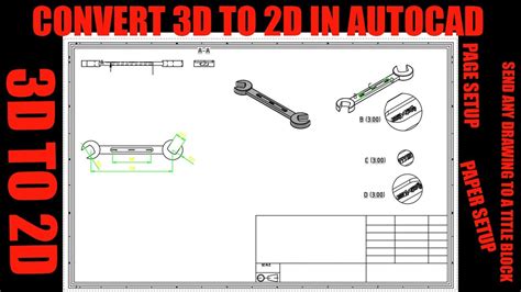 How To Convert 3d Line To 2d In Autocad Templates Sample Printables